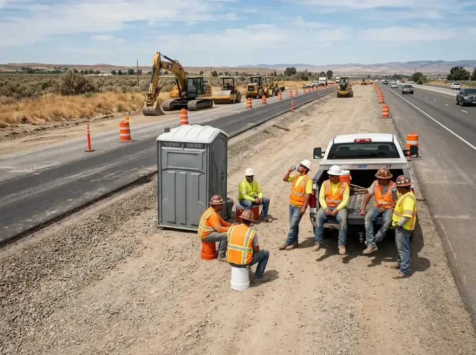 highway-road-construction-crew-007 — frequently asked questions, Porta Potty and Restroom Rentals in Barling, AR